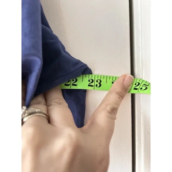 B Draddy Polo Shirt Mens Medium‎ Blue Pullover Stretch Embroidered Casual Peru - Picture 7 of 8